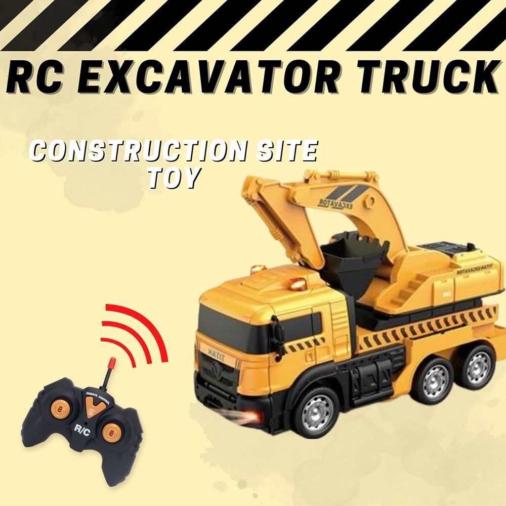 Fitto - Remote Control Excavator Toy Truck