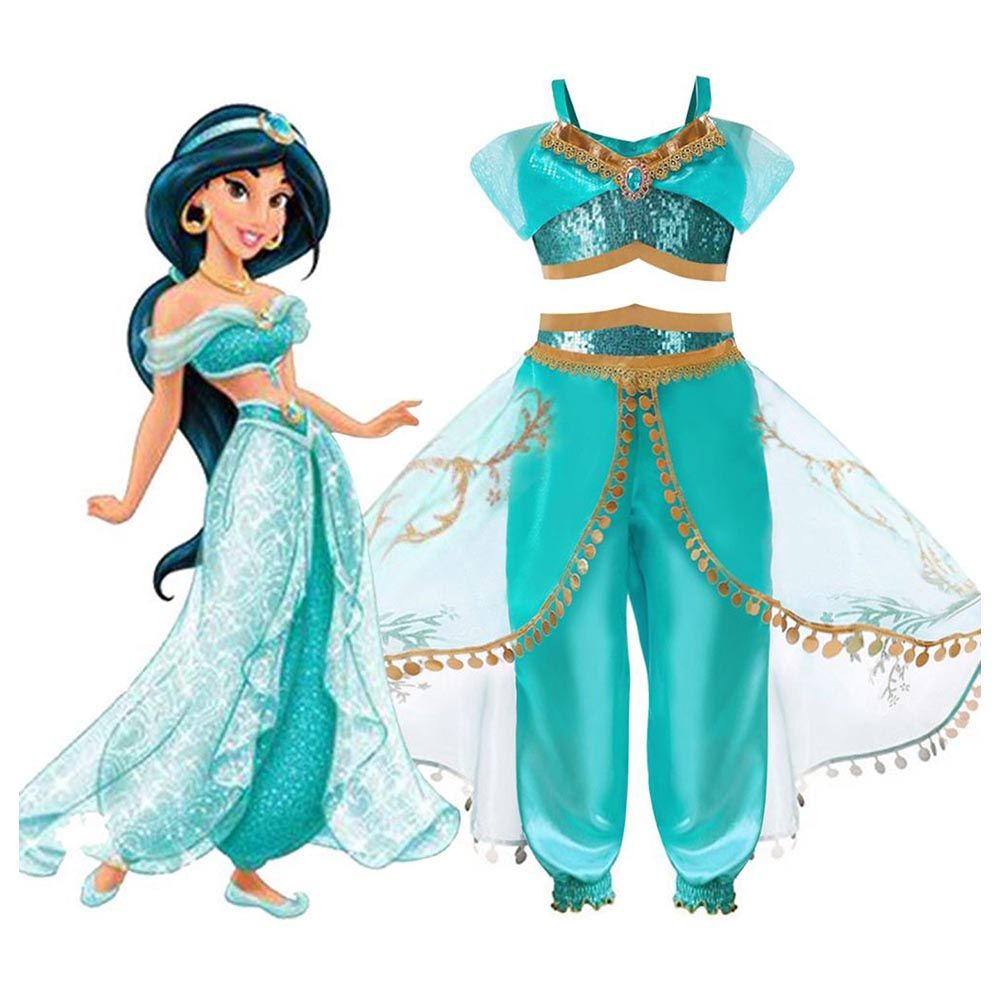 Fitto - Princess Jasmine Costume Set - Green