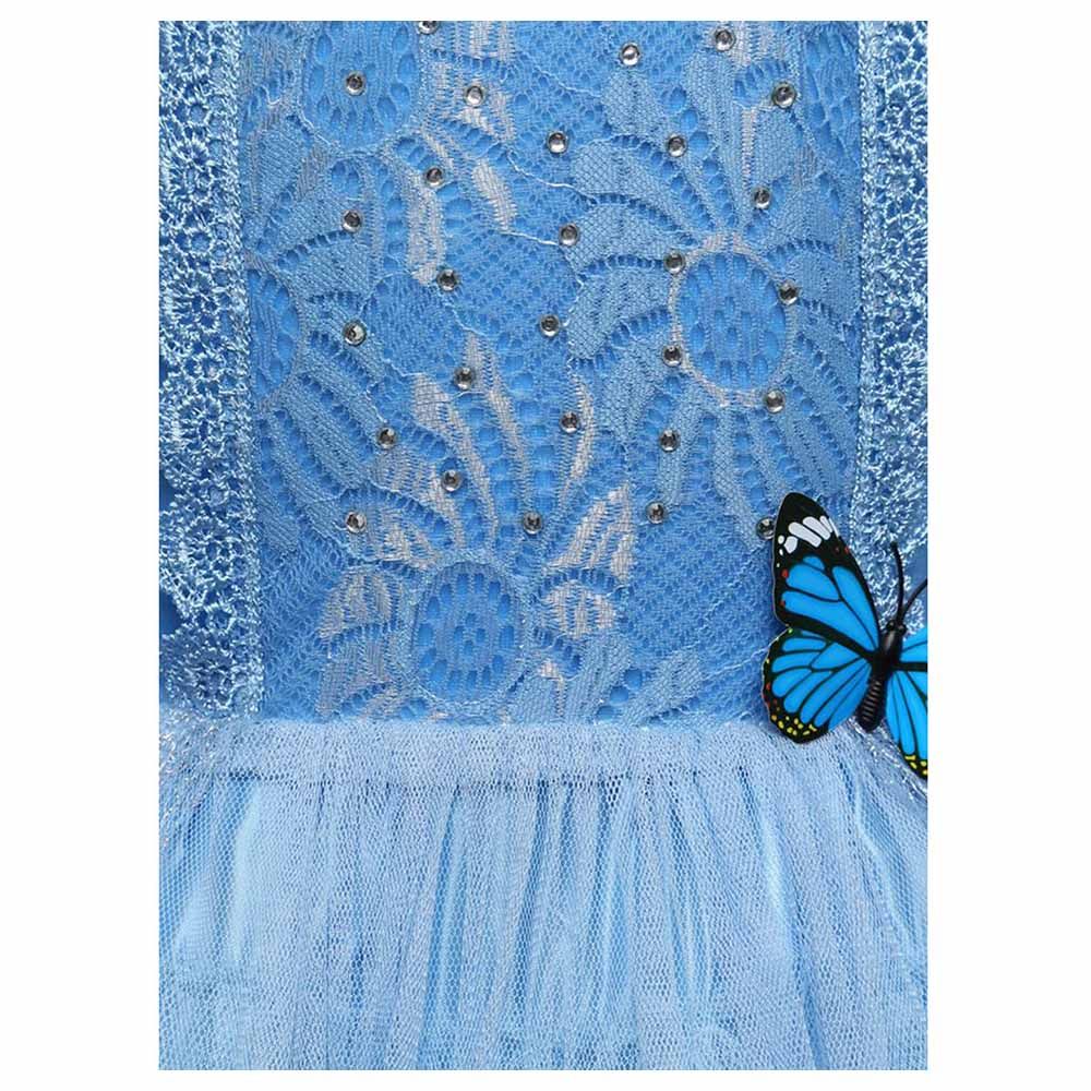 Fitto - Cinderella Butterfly Dress Up Set - Blue/Purple