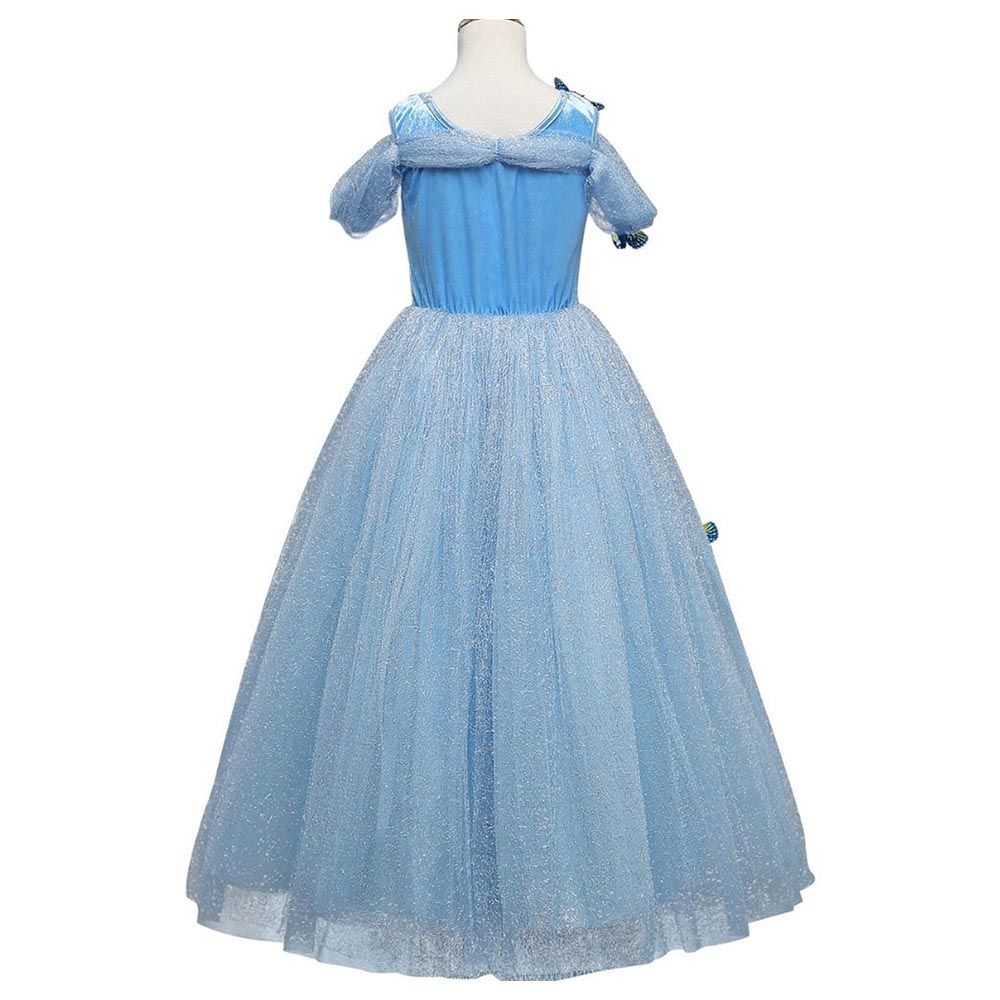 Fitto - Cinderella Butterfly Dress Up Set - Blue/Purple