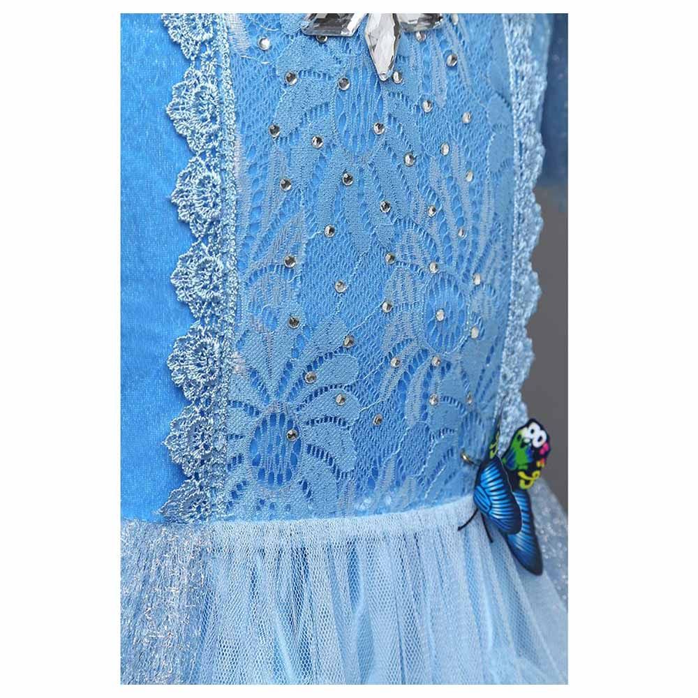 Fitto - Cinderella Butterfly Dress Up Set - Blue/Purple