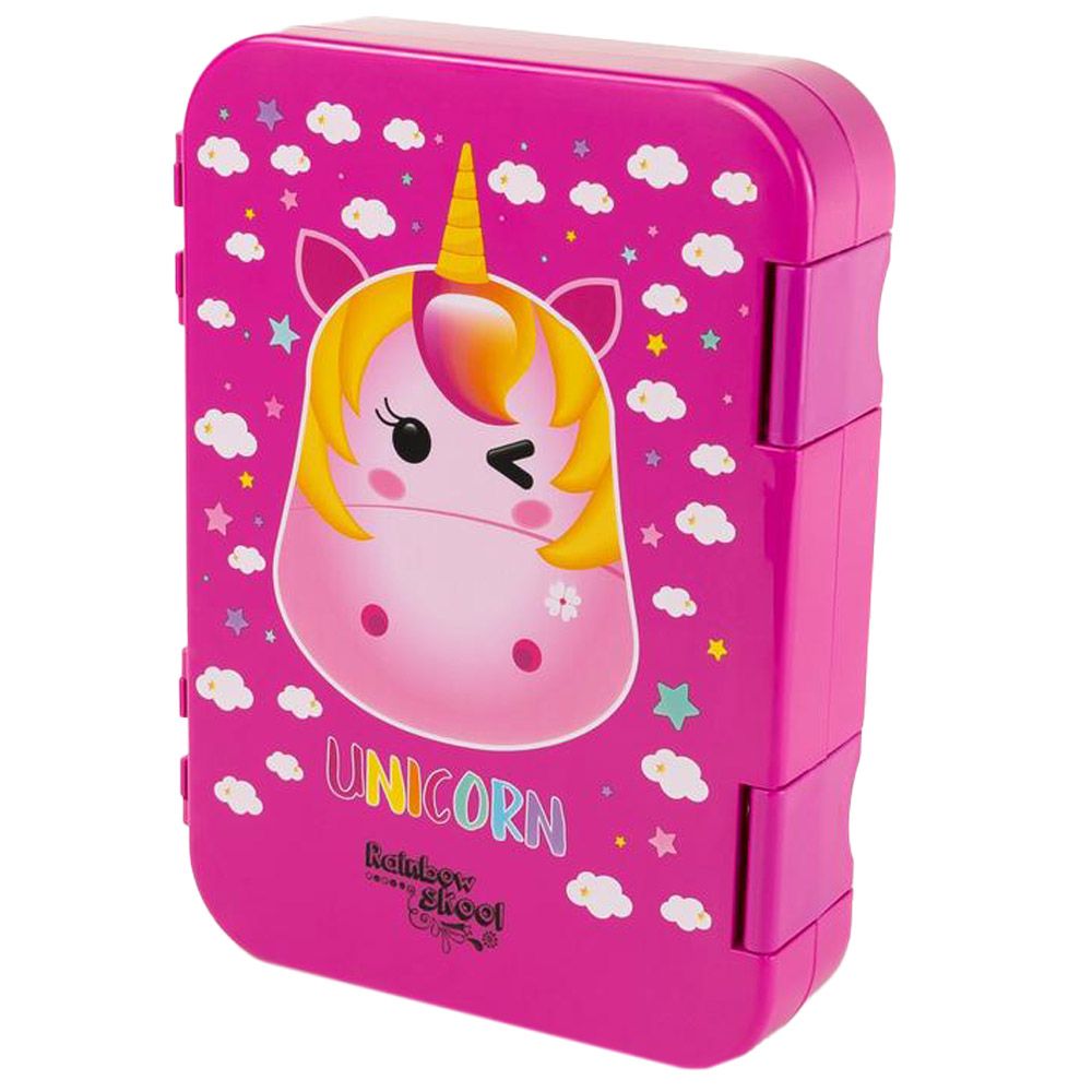 Rainbow Skool - 4 Compartment Mini Lunchbox - Unicorn (Exclusive)