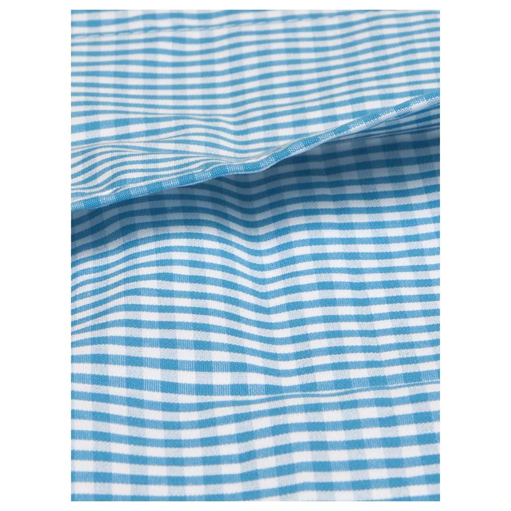 The Baby Atelier - Pillow Cover With Fillers - Blue Checks