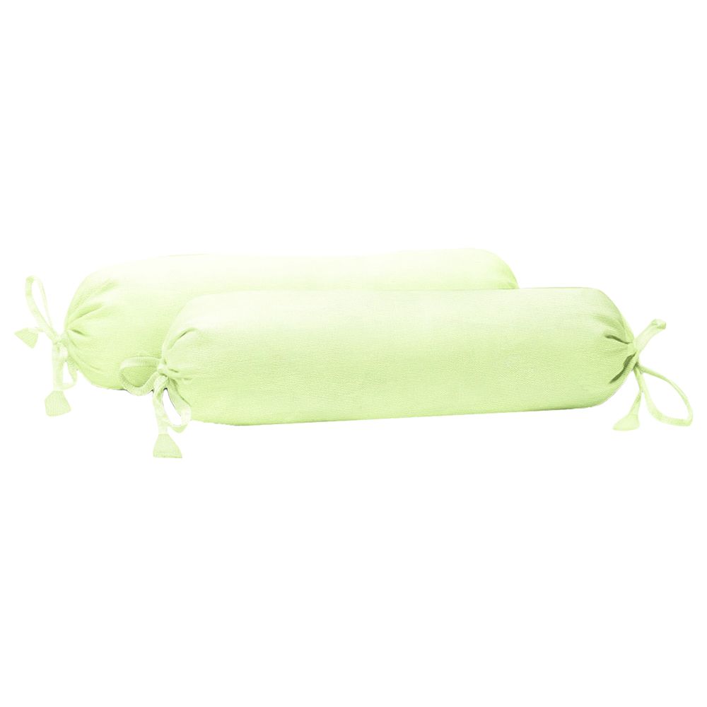 The Baby Atelier - Baby Bolster Cover Set w/ Fillers - Lime Green