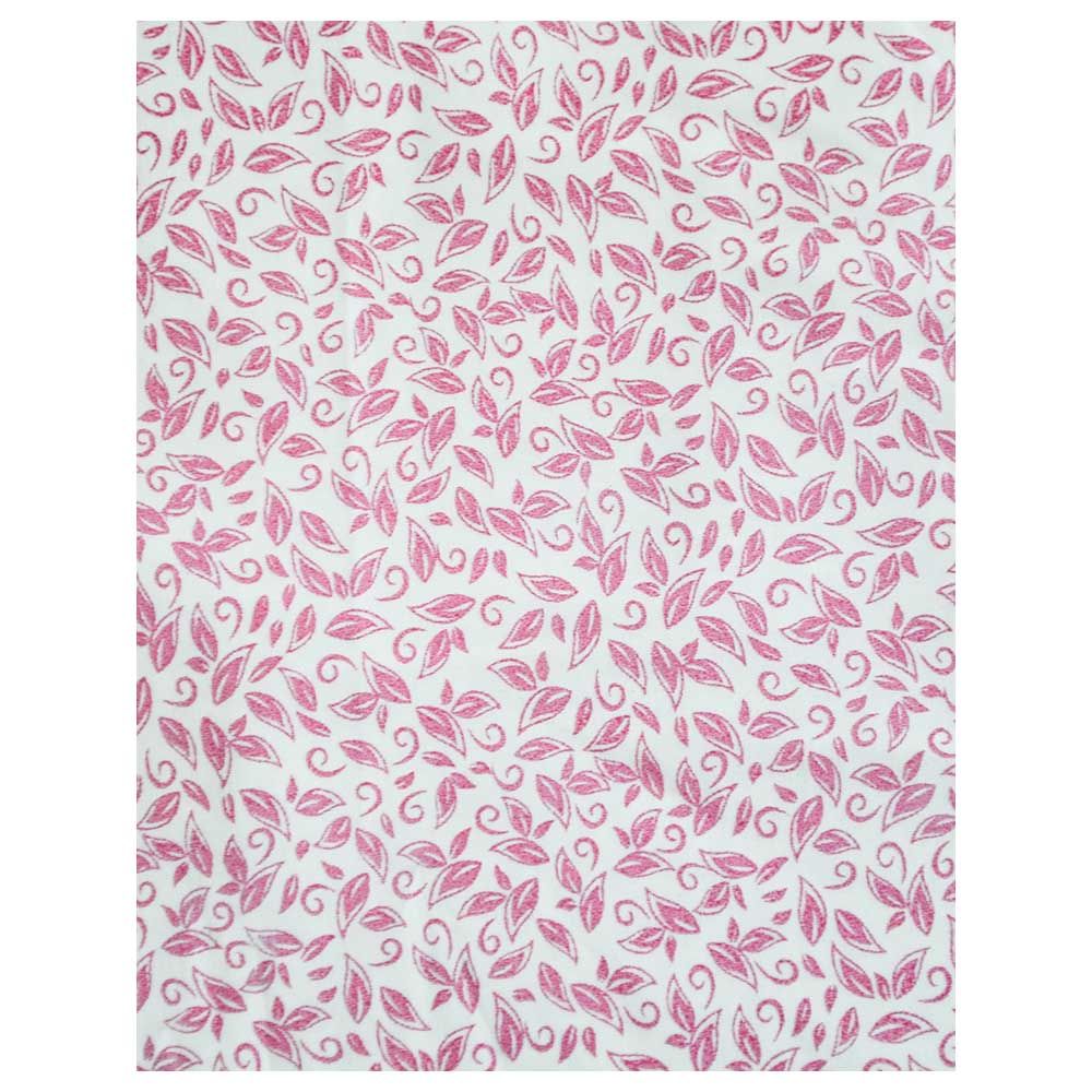 The Baby Atelier - Organic Fitted Crib Sheet - Red Flower