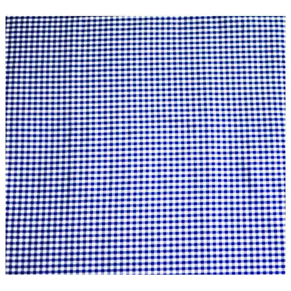 The Baby Atelier - Organic Fitted Crib Sheet 66.04 x 134.62cm - Navy Checks