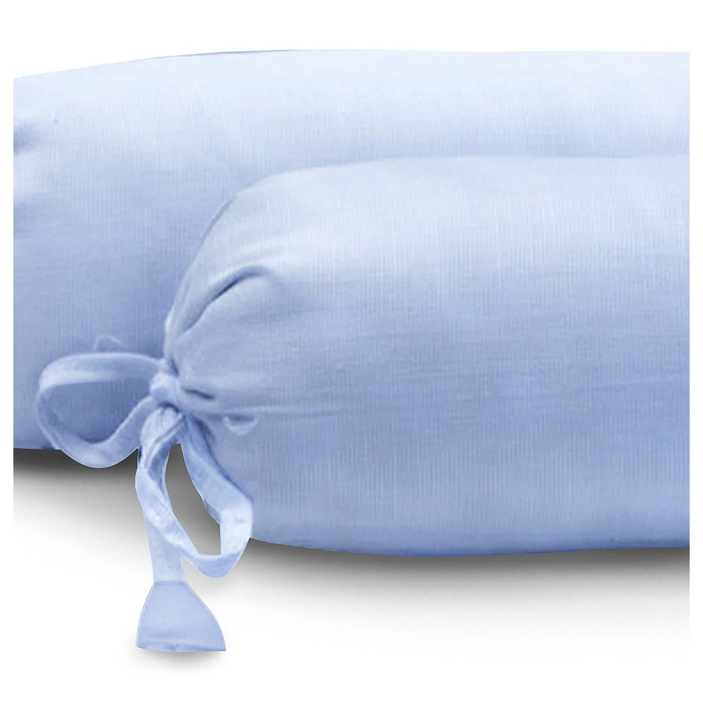 The Baby Atelier - Baby Bolster Cover Set - Light Blue