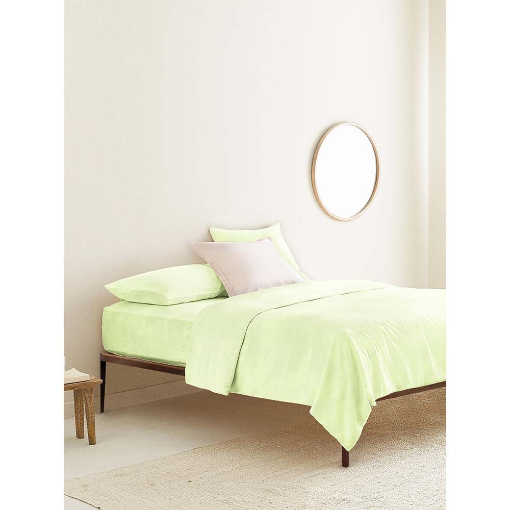 The Baby Atelier - Single Duvet Cover - Lime Green