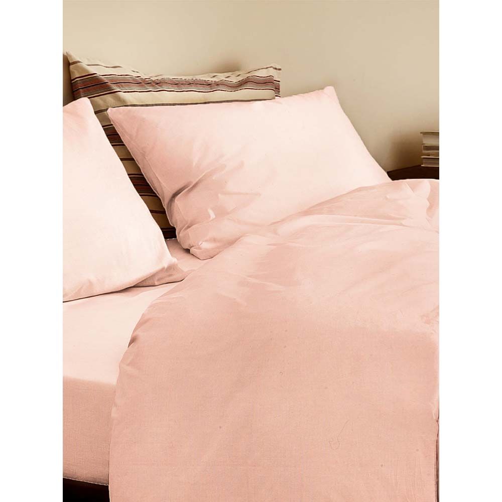 The Baby Atelier - Queen Duvet Cover - Neutral Pink