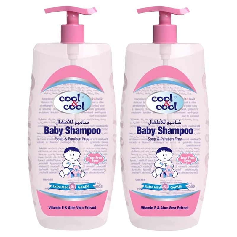 Cool & Cool - Baby Shampoo New - Pack Of 2 - 500Ml