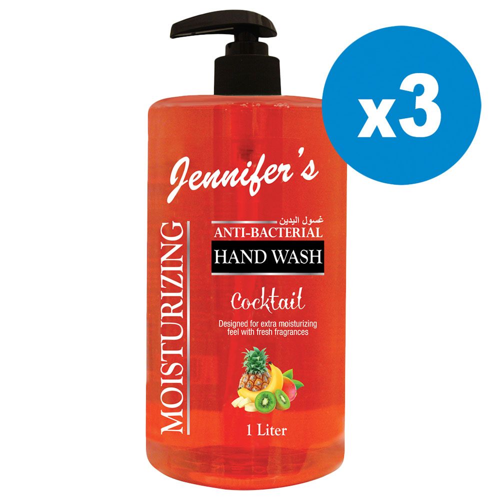 Jennifer's Hand Wash 1L Cocktail x3 3L