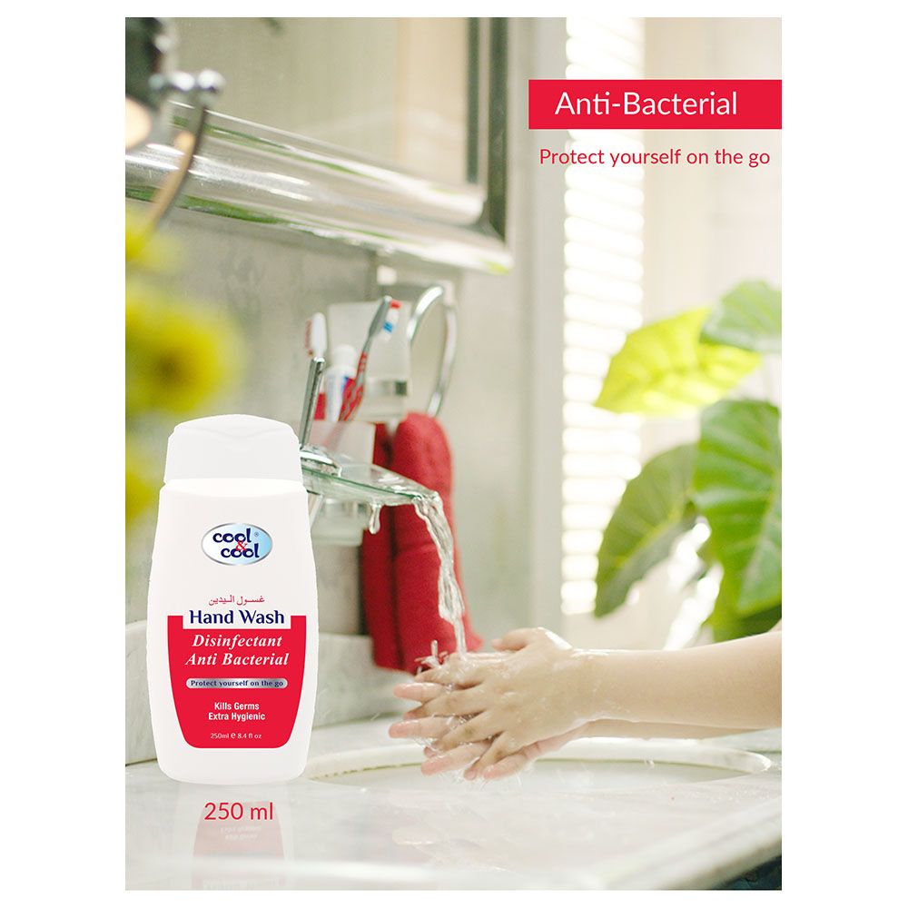 Cool & Cool - Anti-Bacterial Disinfectant Hand Wash 250ml x6