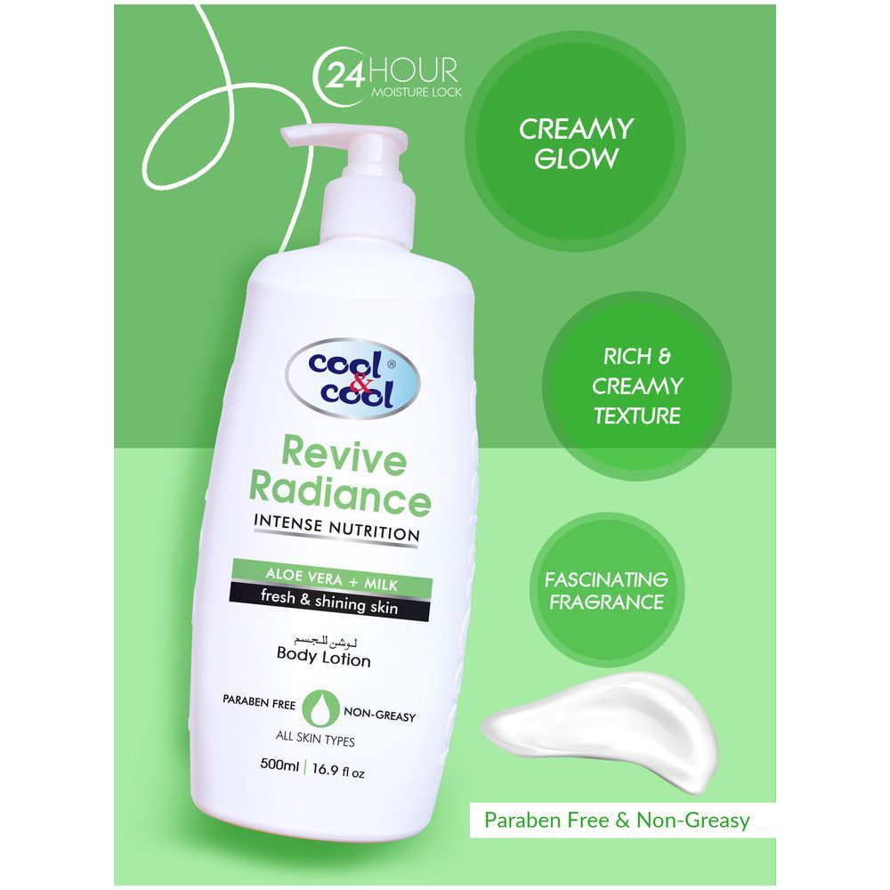 Cool & Cool - Body Lotion Revive Radiance 500ml Pack of 2 