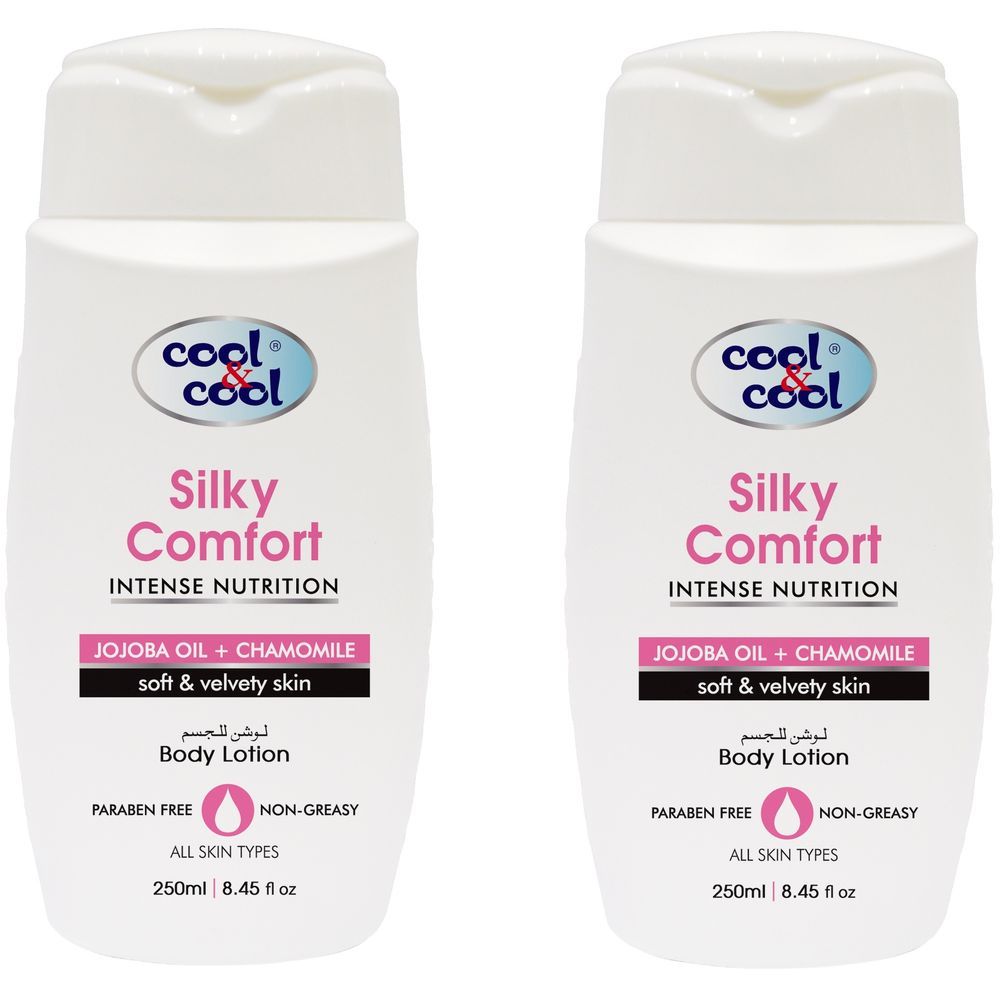 Cool & Cool - Body Lotion Silky Comfort 250ml Pack of 2