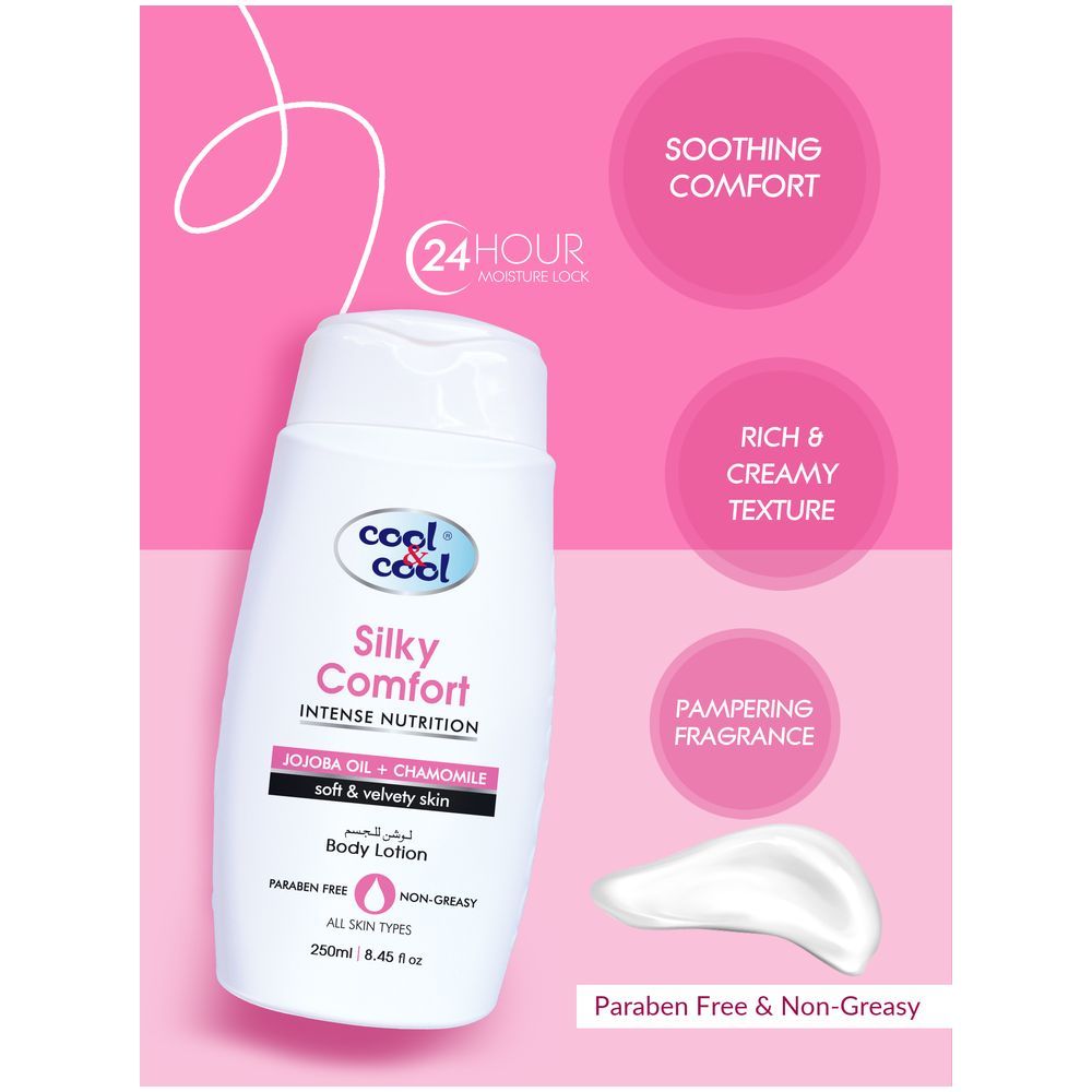 Cool & Cool - Body Lotion Silky Comfort 250ml Pack of 2