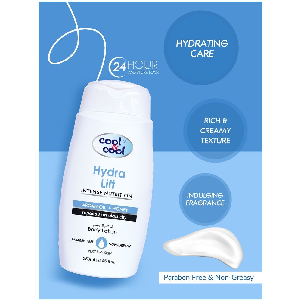 Cool & Cool - Body Lotion Hydra Lift 250ml Pack of 2