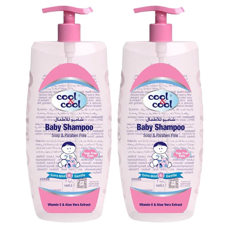 Cool & Cool - Baby Shampoo- Pack Of 2 - 1L