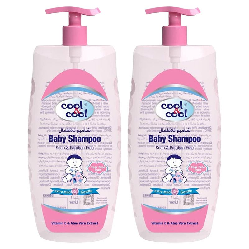 Cool & Cool - Baby Shampoo - Pack Of 2 - 750Ml