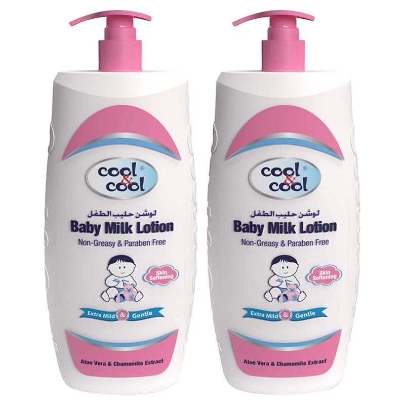 Cool & Cool - Baby Milk Lotion - Pack Of 2 - 750Ml