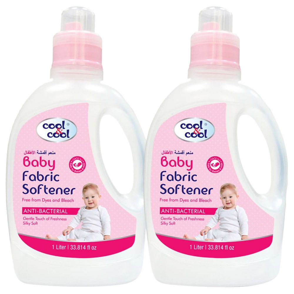 Cool & Cool - Baby Fabric Softener 1L - Pack of 2