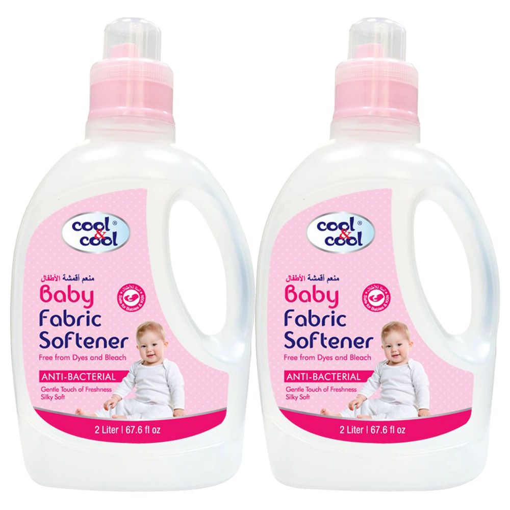 Cool & Cool - Baby Fabric Softener 2L - Pack of 2