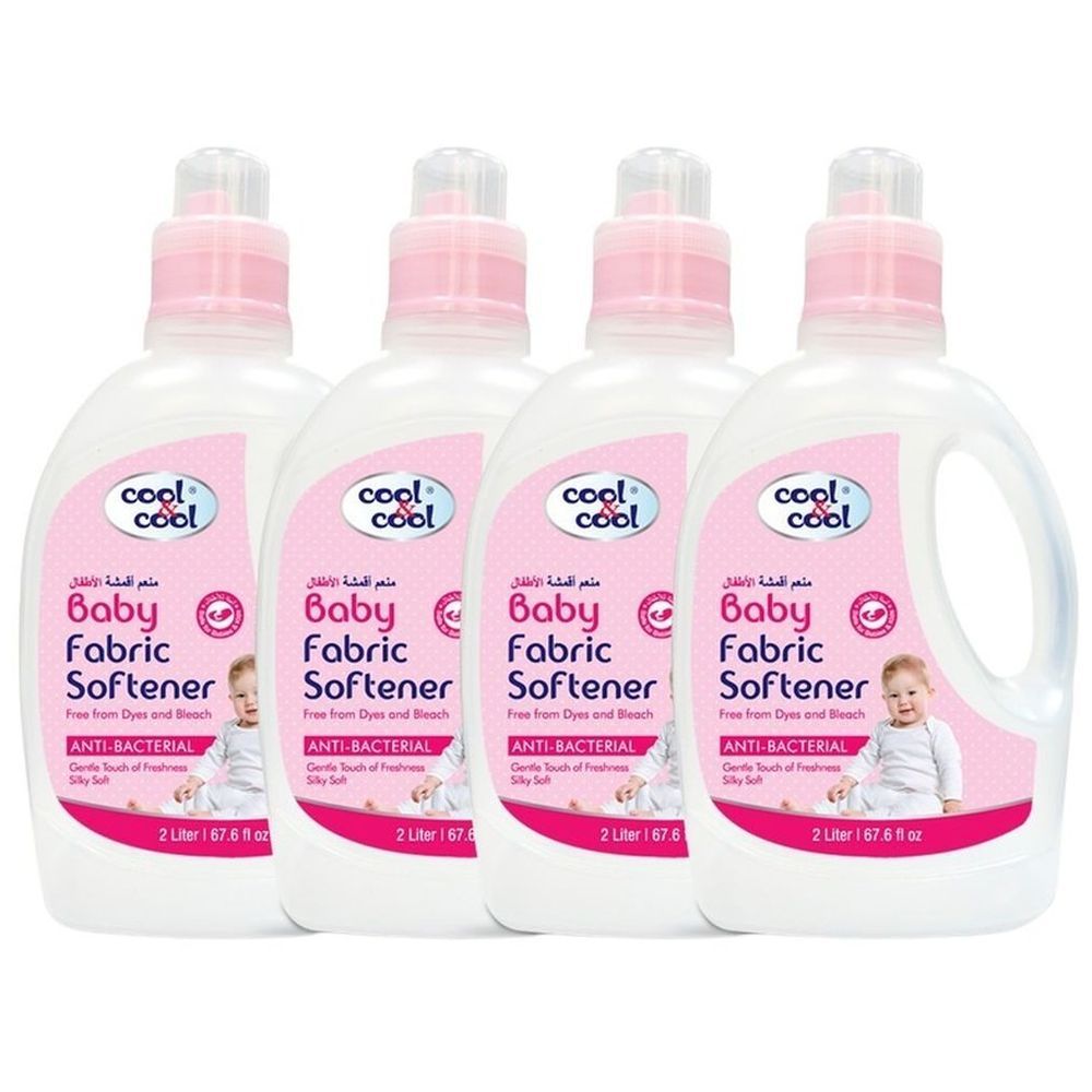 Cool & Cool - Baby Fabric Softener 2L Pack Of 4