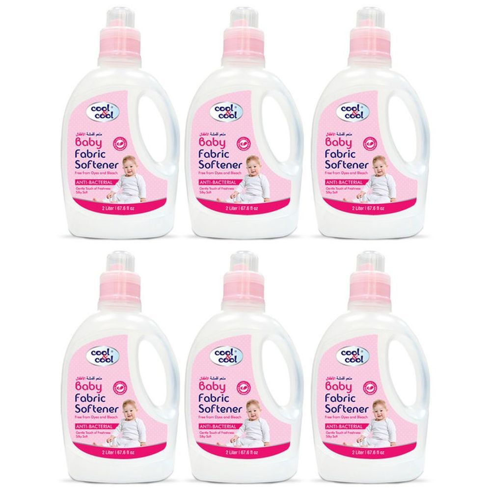 Cool & Cool - Baby Fabric Softener 2L Pack Of 6