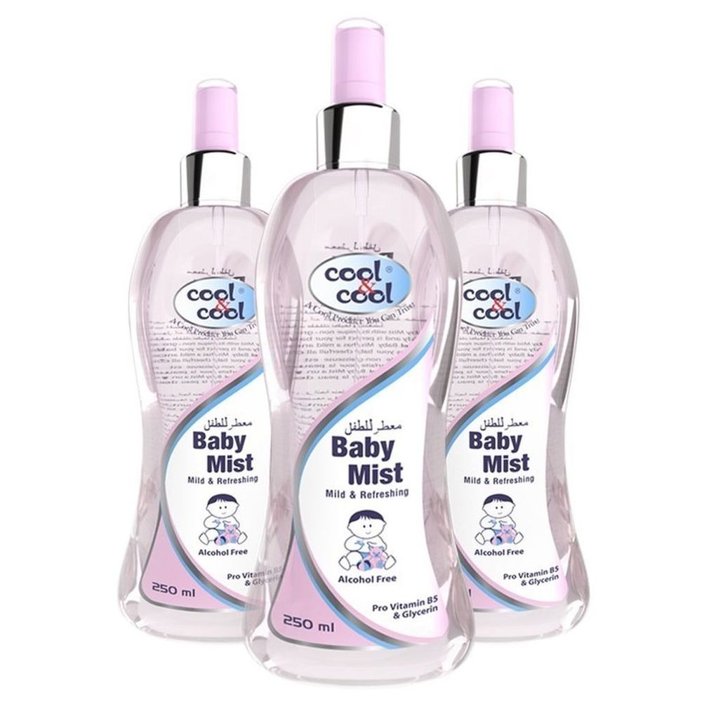 Cool&Cool - Baby Mist Pink, 250ml - Bundle of 3