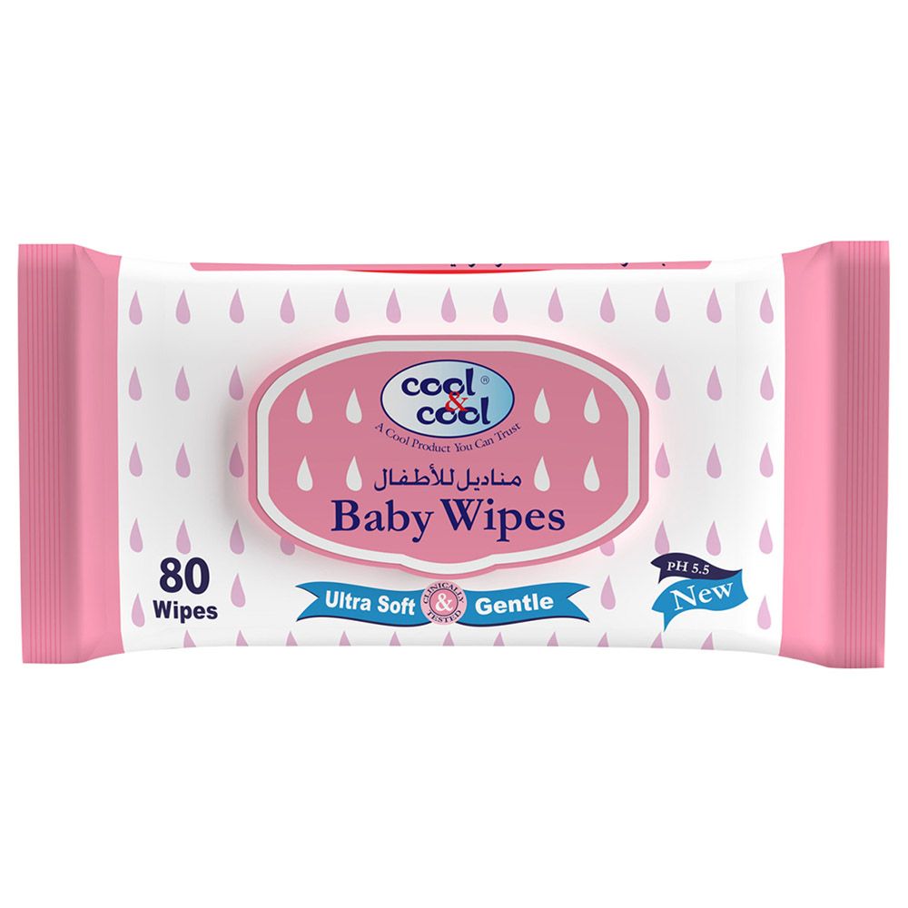 Cool & Cool Baby Wipes 80's