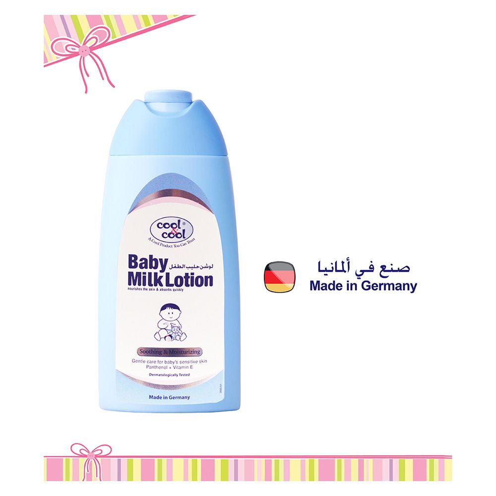 Cool&Cool Baby Milk Lotion, 250ml - Bundle of 6