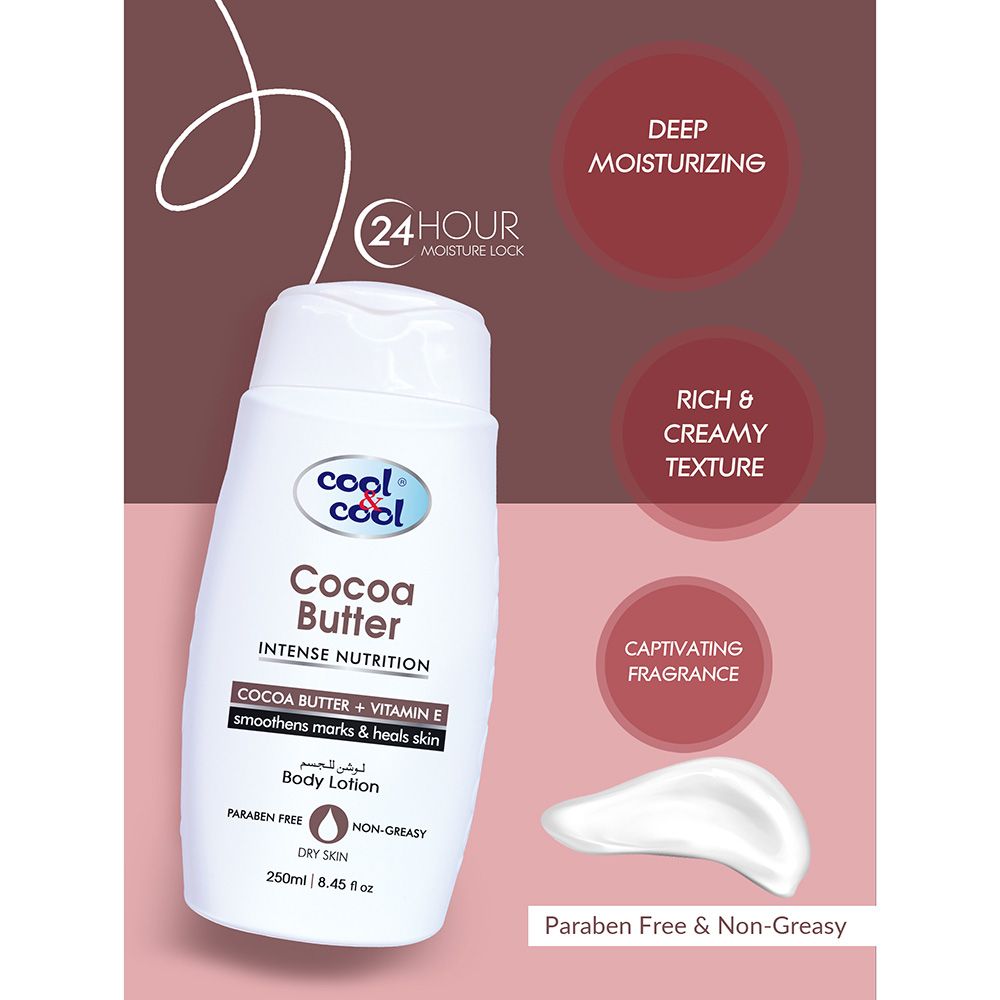 Cool & Cool - Body Lotion Cocoa Butter - 250ml