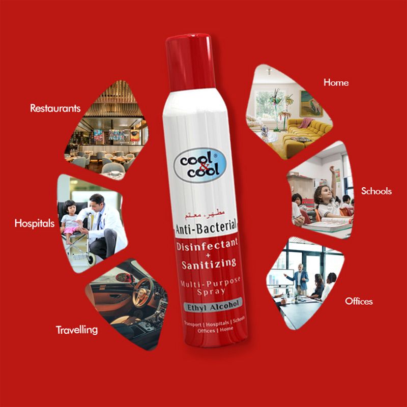 Cool & Cool Disinfectant Multi Purpose Spray 300ml