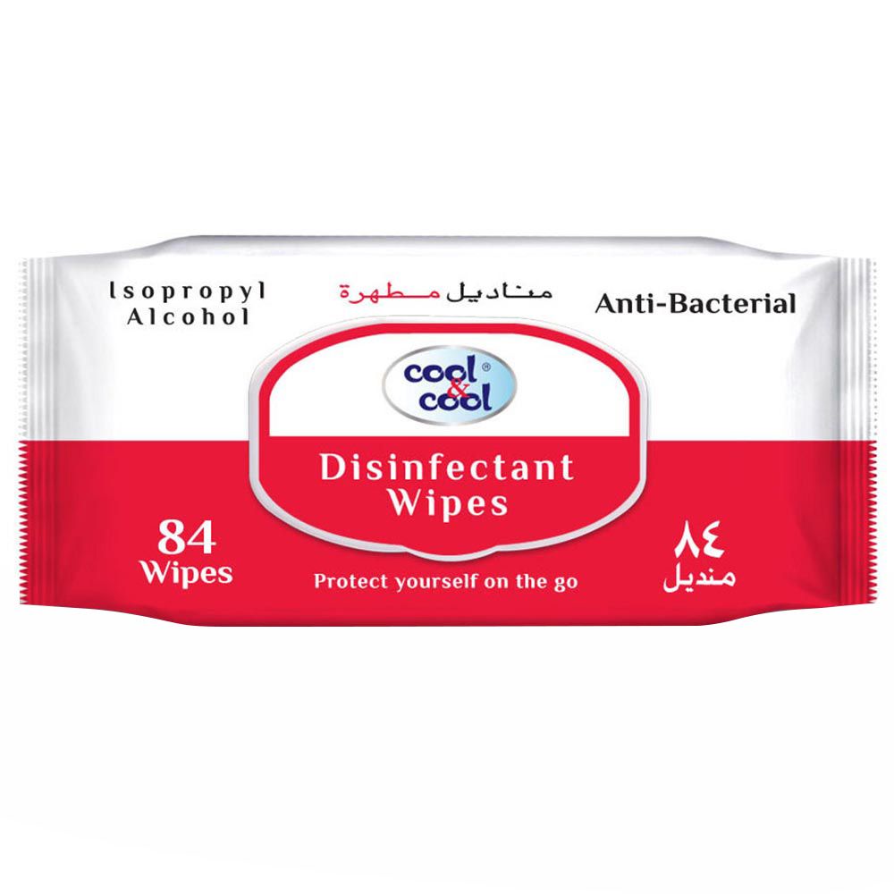 Cool & Cool - Disinfectant Wipes 84s