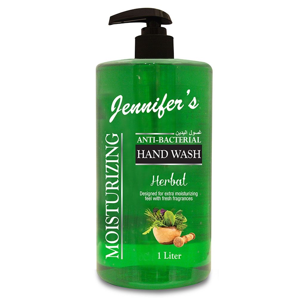 Jennifer's - Hand Wash Charcoal & Herbal, 1L (Twin Pack)