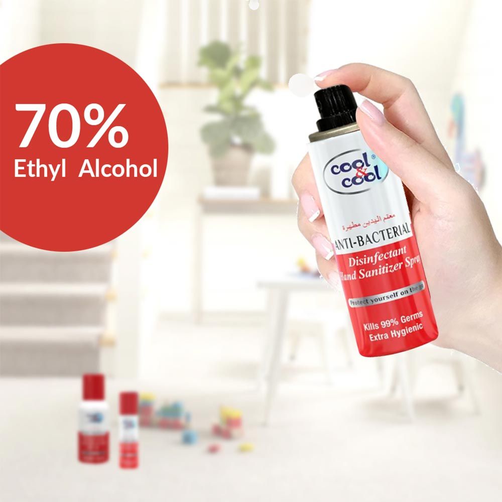 Cool & Cool Disinfectant Hand Sanitizer Spray 60ml