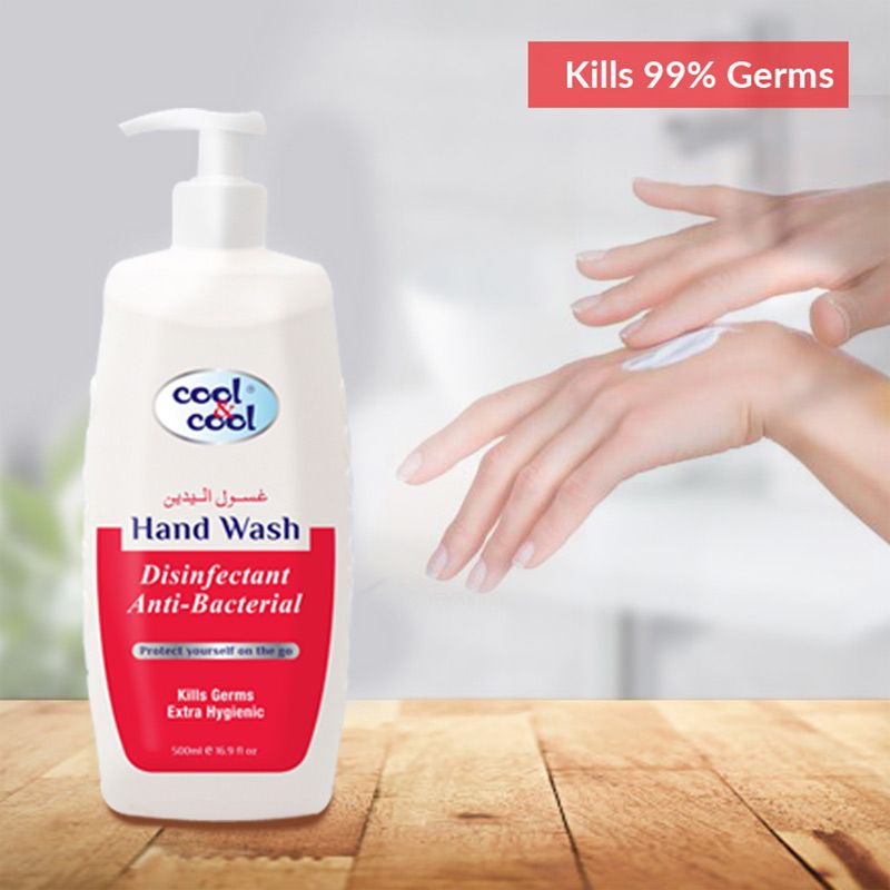 Cool & Cool Disinfectant Hand Wash 500ml - Anti-Bacterial