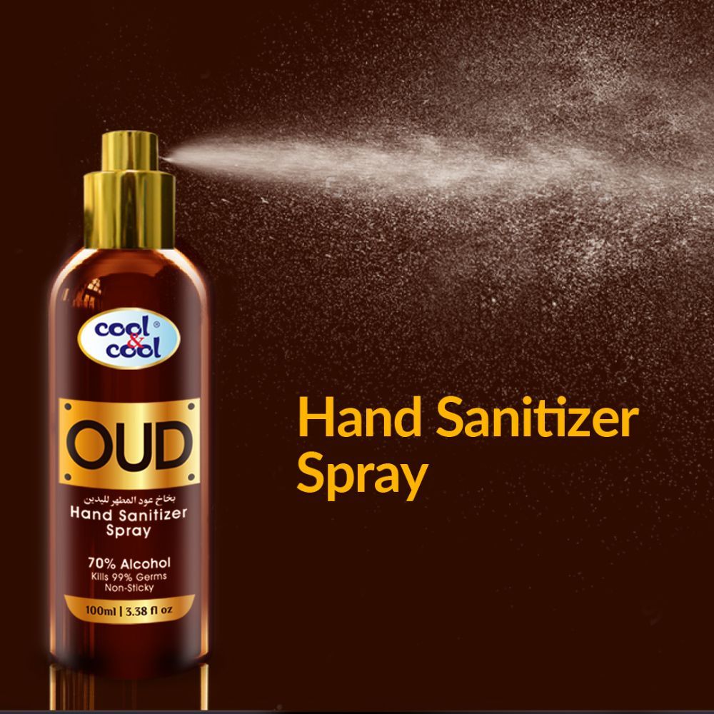 Cool & Cool - Hand Sanitizer Oud Spray 100ml 