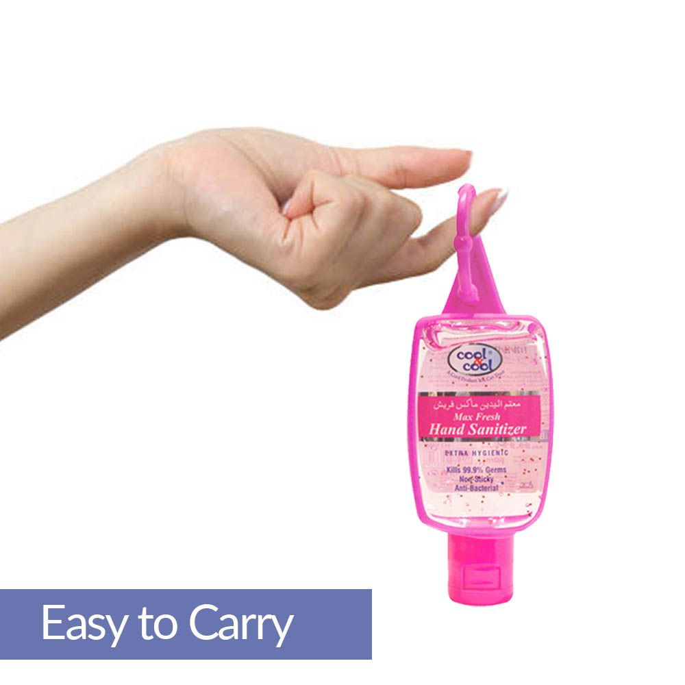 Cool & Cool - Max Fresh Hand Sanitizer + Silicon Jacket 60ml