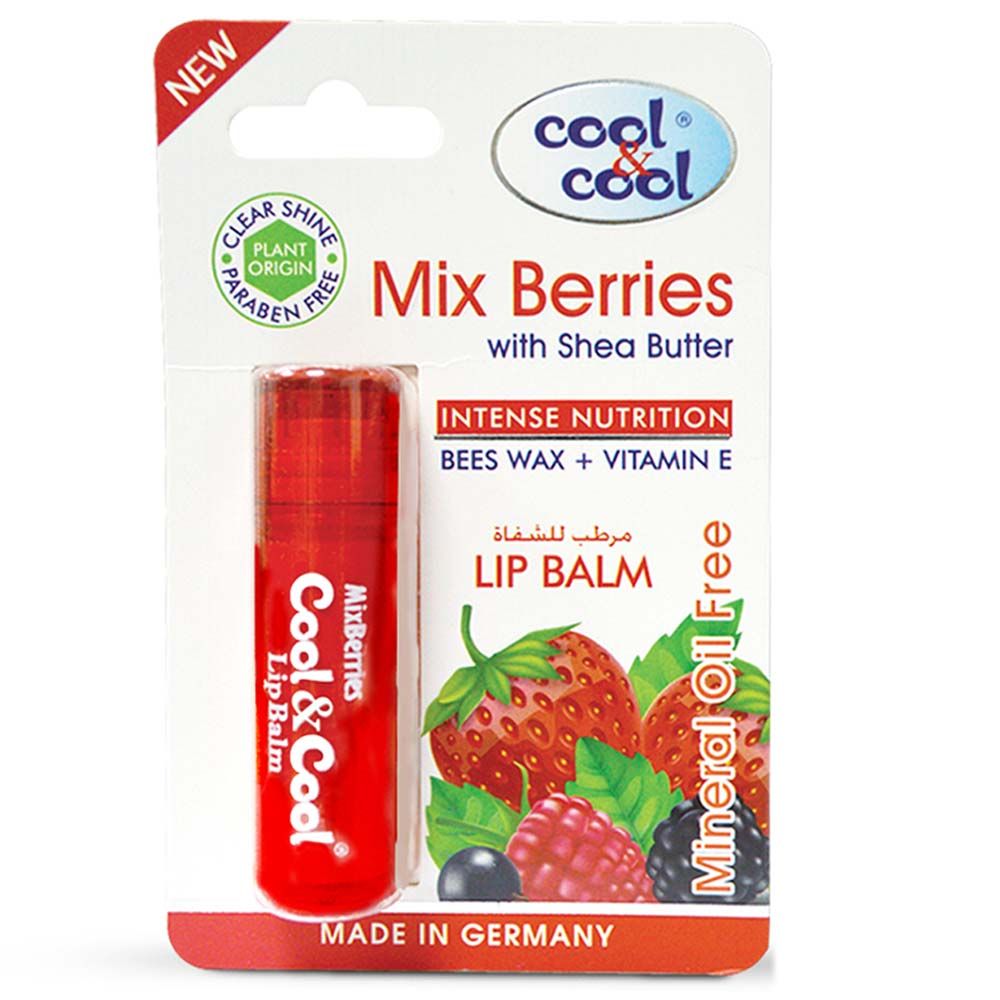 Cool&Cool Lip Balm, Mix Berries