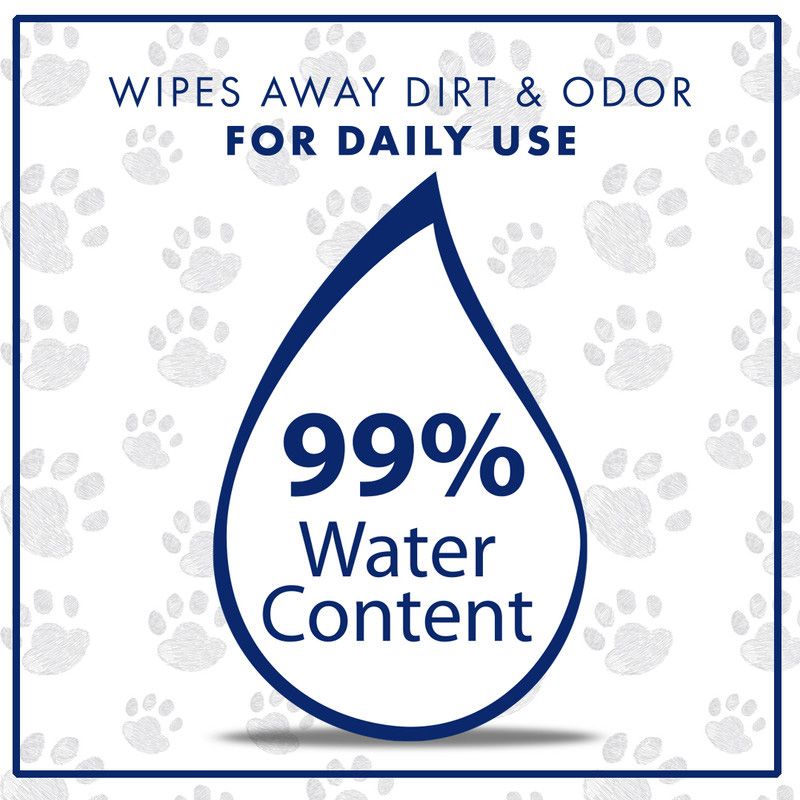 Doctor Pet Wipes 56's – 99% Water, Hypoallergenic