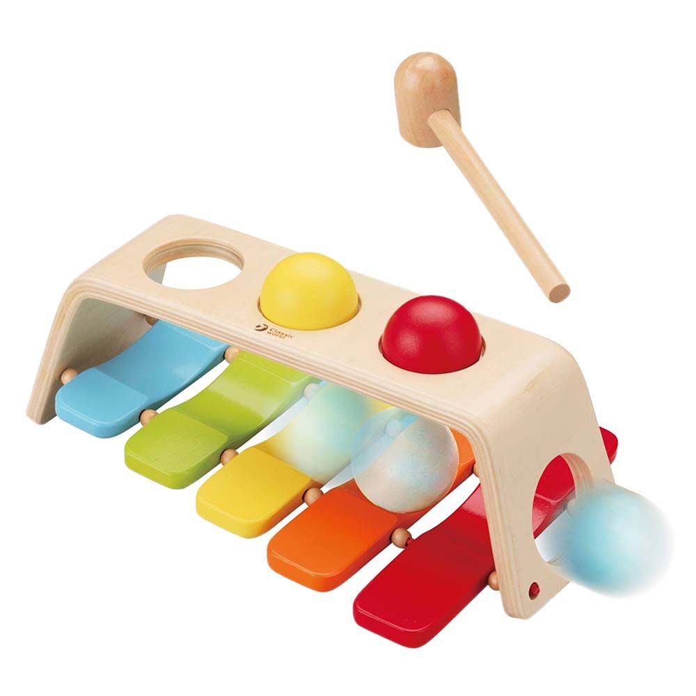 Classic World - 2-in-1 Pound & Tap Bench Musical Toy