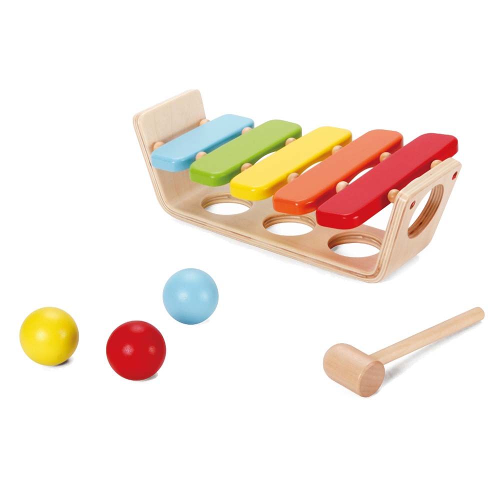 Classic World - 2-in-1 Pound & Tap Bench Musical Toy