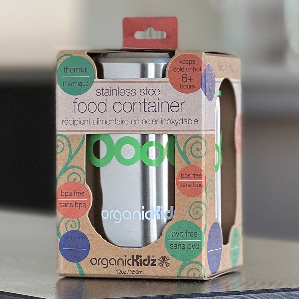 OrganicKidz - Thermal Food Container - Cheery - 350ml 