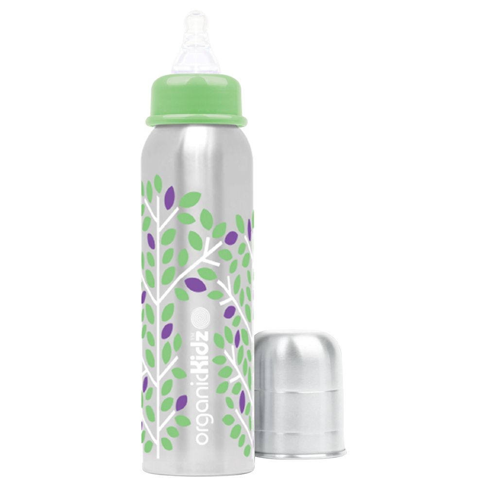 OrganicKidz - Thermal Narrow Necked Bottle - Twiggy - 270ml