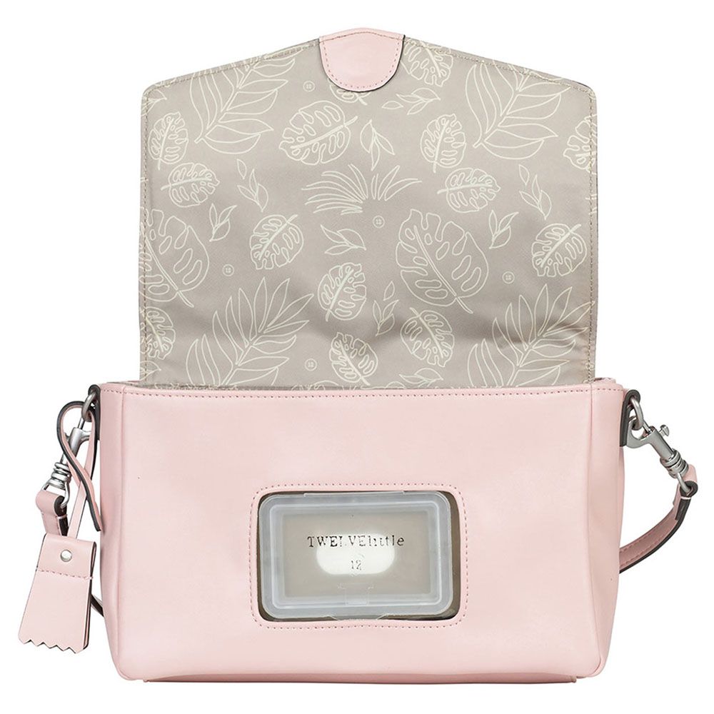 TWELVElittle - Peek A Boo Crossbody Diaper Clutch - Blush Pink