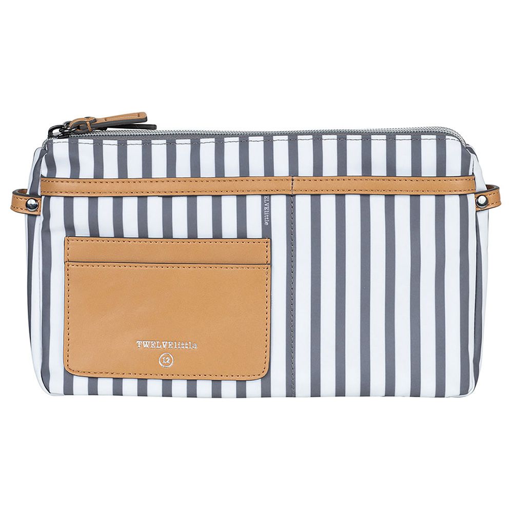 TWELVElittle - Stripe By My Side Crossbody Belt Bag - White