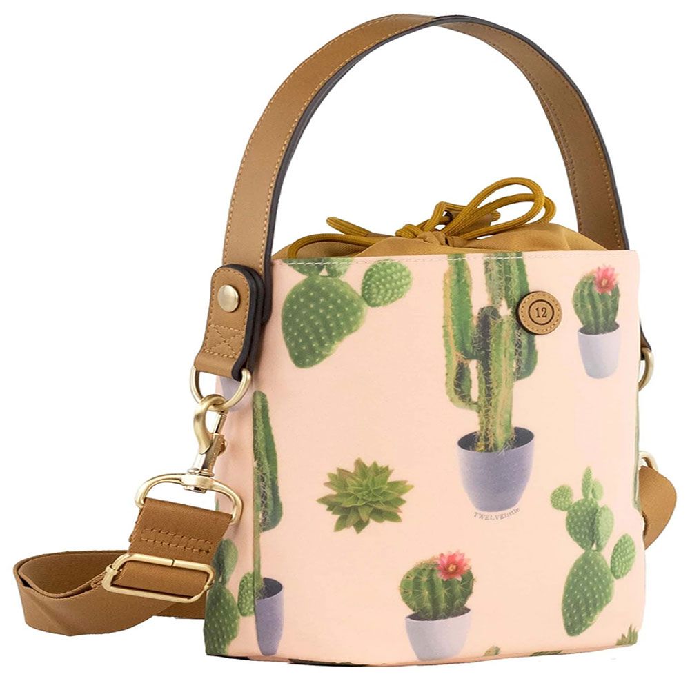 TWELVElittle - Summer/Beach Water-Resistant Insulated Bottle Bag-Cactus