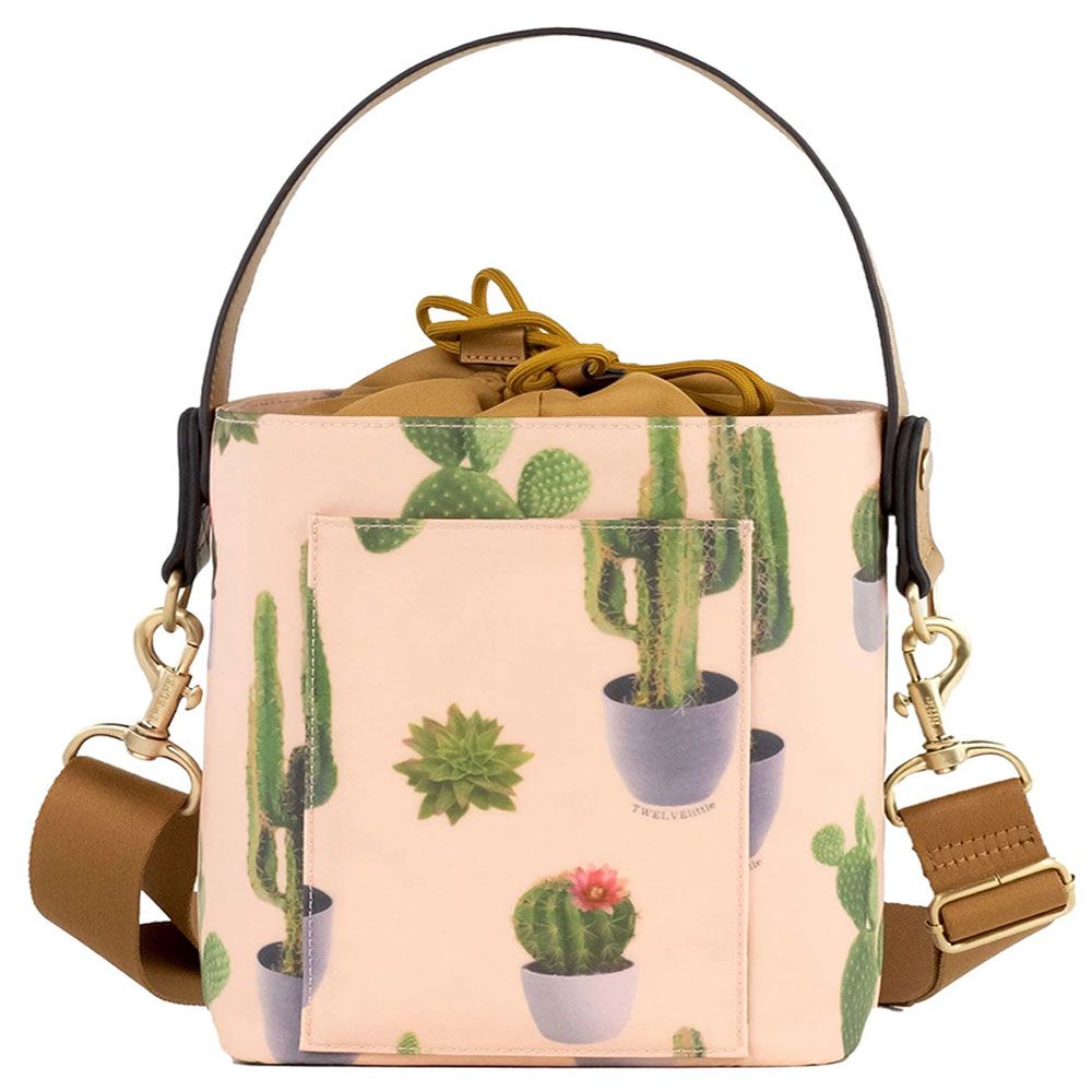 TWELVElittle - Summer/Beach Water-Resistant Insulated Bottle Bag-Cactus