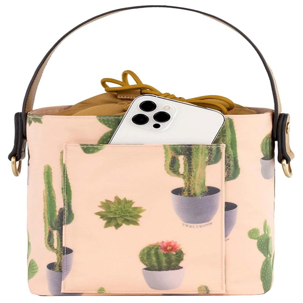 TWELVElittle - Summer/Beach Water-Resistant Insulated Bottle Bag-Cactus