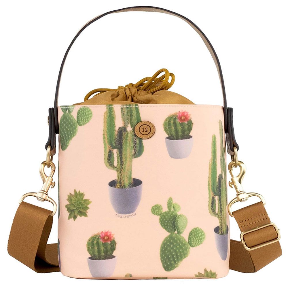 TWELVElittle - Summer/Beach Water-Resistant Insulated Bottle Bag-Cactus